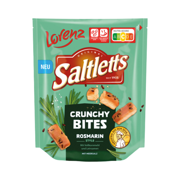 Lorenz Saltletts Crunchy Bites Rosmarin Style, 100g